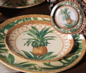 Conjunto C/ 6 Pratos De Sobremesa Coup Pineapple Natural 20,5 cm na Amazon