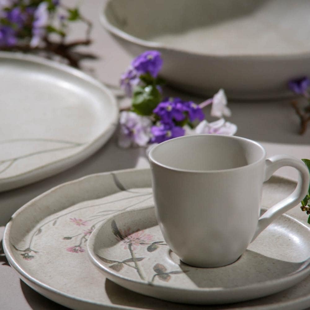 CONJUNTO C/ 6 XÍCARAS DE CAFÉ C/ 6 PIRES BIO STONEWARE CAMPESTRE 120ml na Amazon