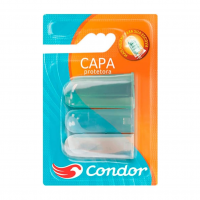Conjunto Com 3 Capas Protetoras Para Escovas Dentais, Condor, Transparente, Pequeno na Amazon