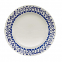 Conjunto Com 6 Pratos Biona Donna Grécia Azul/Marfim 24 Cm na Amazon