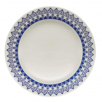 Conjunto Com 6 Pratos Biona Donna Grécia Azul/Marfim 24 Cm na Amazon
