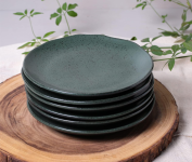 Conjunto com 6 Pratos de Sobremesa Orgânico Arauco Porto Brasil 19,5cm na Amazon