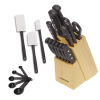 Conjunto De 22 Peças De Facas E Utensílios De Cozinha Farberware De Aço Inoxidável na Amazon