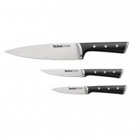 Conjunto De 3 Facas Tefal Ice Force, Descascador De 9 Cm, Chef 20 Cm, Universal De 11 Cm na Amazon