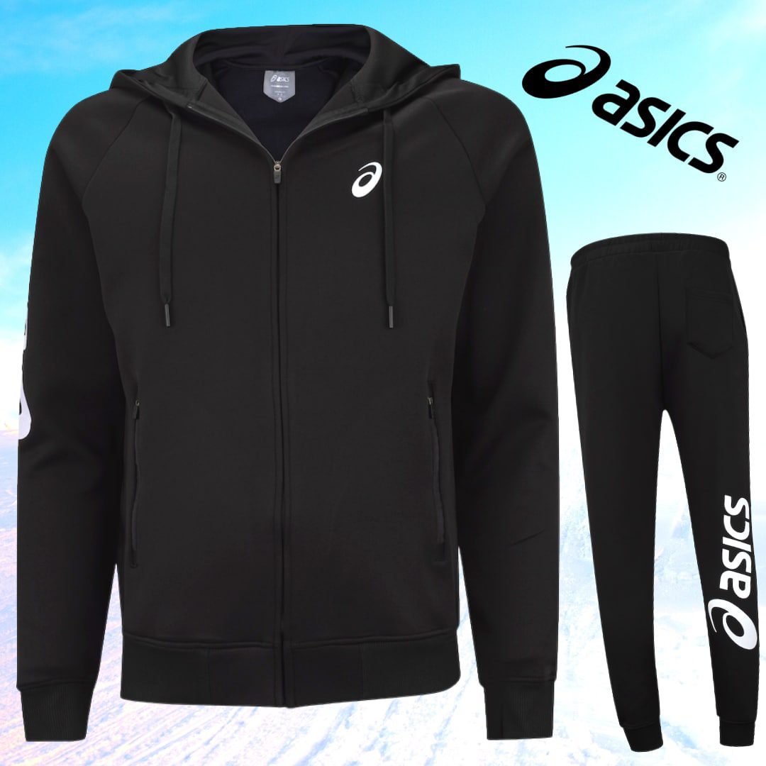 Conjunto de Agasalho ASICS Interlock com Capuz e Zíper - Masculino na Centauro