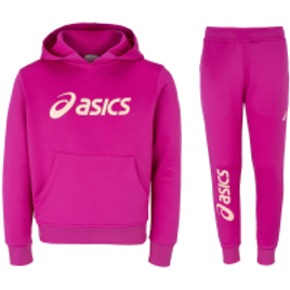 Conjunto de Agasalho Infantil com Capuz ASICS Canguru com Silk na Centauro