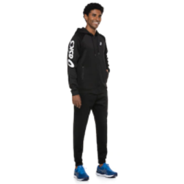 Conjunto de Agasalho Interlock com Capuz e Zíper Masculino - Asics na Centauro