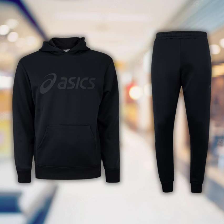 Conjunto de Agasalho Masculino ASICS com Capuz Interlock Fechado na Centauro