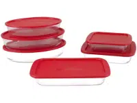 Conjunto de Assadeiras de Vidro Marinex – 6 Peças na Magazine Luiza