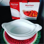 Conjunto de Assadeiras de Vidro Marinex – Opaline 3 Peças na Magazine Luiza