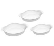 Conjunto de Assadeiras de Vidro Marinex – Opaline 3 Peças na Magazine Luiza