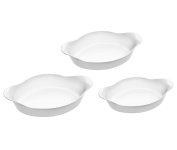 Conjunto de Assadeiras de Vidro Marinex – Opaline 3 Peças na Magazine Luiza