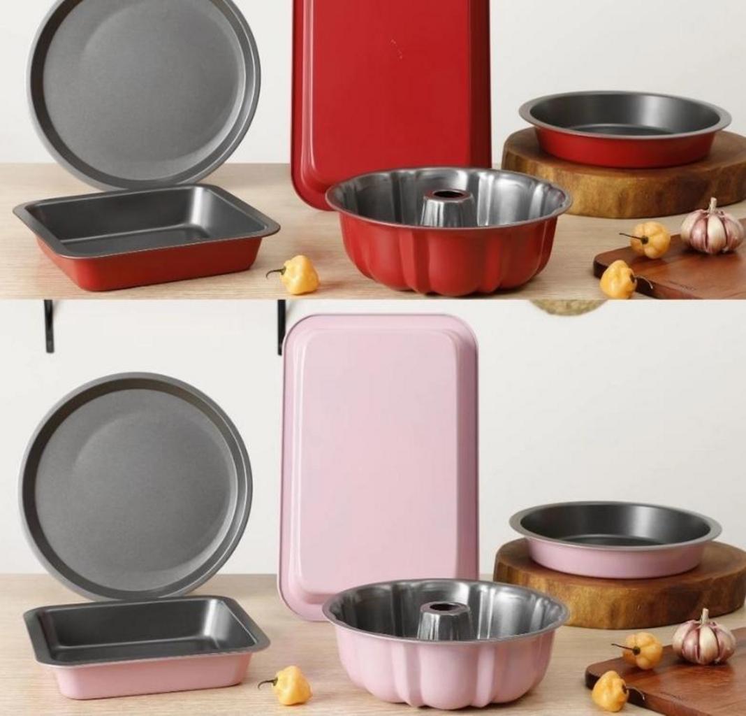 Conjunto De Assadeiras Em Aço Carbono 5 Peças Color Day – La Cuisine na Submarino