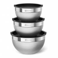 Conjunto De Bowls Tigelas De Inox Com Tampa Plástica Electrolux na Amazon