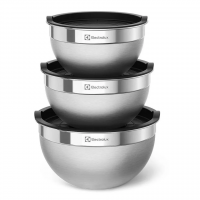 Conjunto De Bowls Tigelas De Inox Com Tampa Plástica Electrolux na Amazon