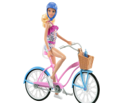 Conjunto de Brinquedo, Bicicleta com Boneca e Acessórios – Barbie na Amazon