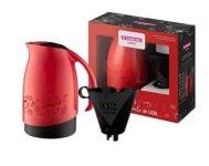 Conjunto de Bule Térmico Vermelho e Preto 700ml + Suporte para Filtro 102 – Sanremo na Amazon