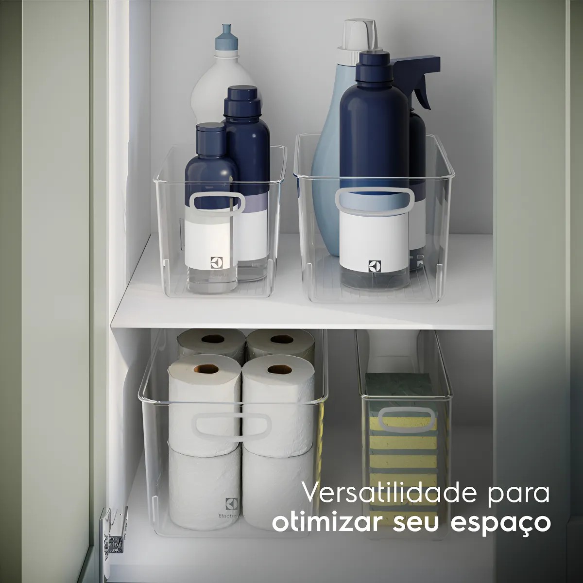 Conjunto de Caixas Organizadoras Electrolux Experience 14,4 Litros Modular na Amazon Conjunto de Caixas Organizadoras Electrolux Experience 14,4 Litros Modular na Amazon