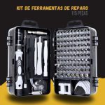Conjunto de chaves de fenda de precisão 115 em 1 kit de ferramentas de reparo na Amazon