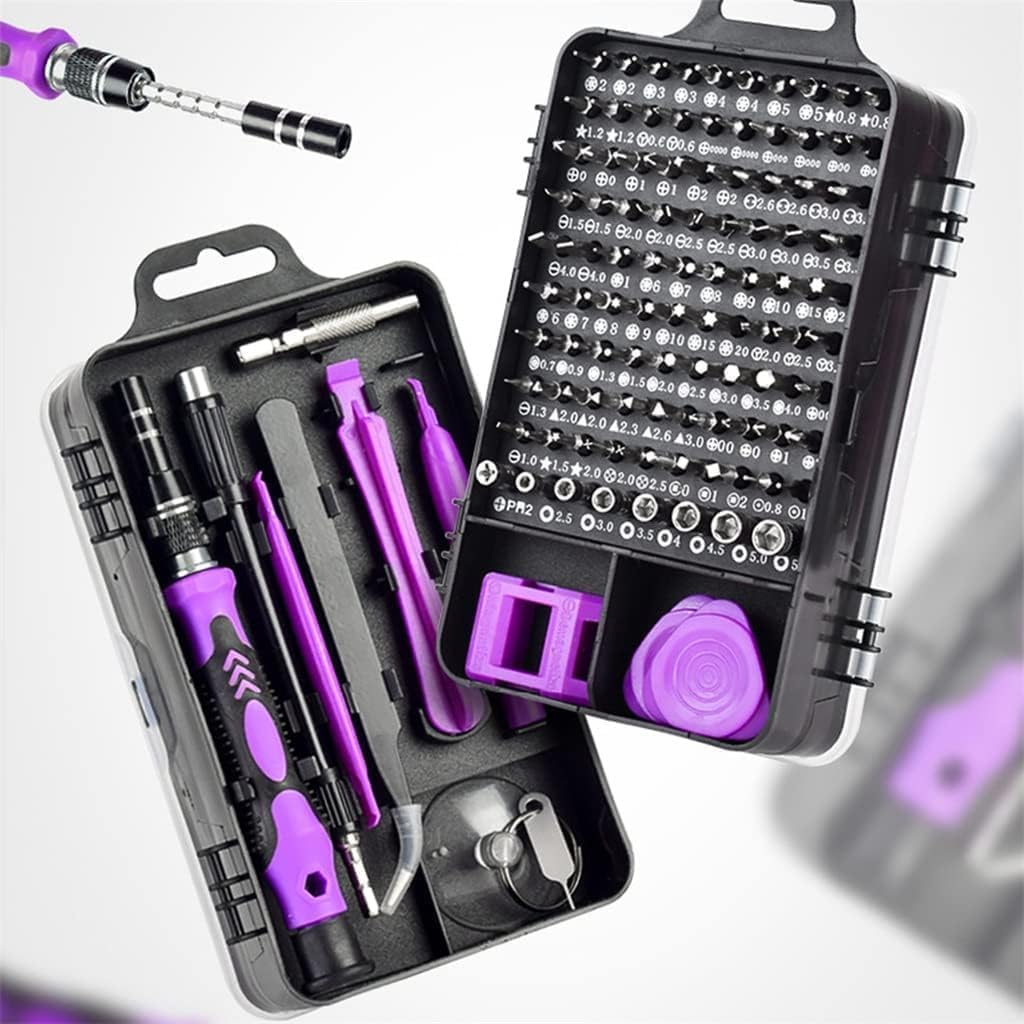 Conjunto de chaves de fenda de precisão, kit de ferramentas de reparo magnético de grau profissional 115 em 1 para eletrônicos na Amazon