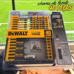Conjunto de chaves de fenda DEWALT, Impact Ready, FlextorQ, 40 peças (DWA2T40IR) na Amazon