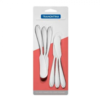 Conjunto De Espátula Para Manteiga 6 Pç Tramontina Inox na Amazon