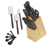 Conjunto de facas e utensílios de cozinha de aço inoxidável de alto carbono Farberware na Amazon