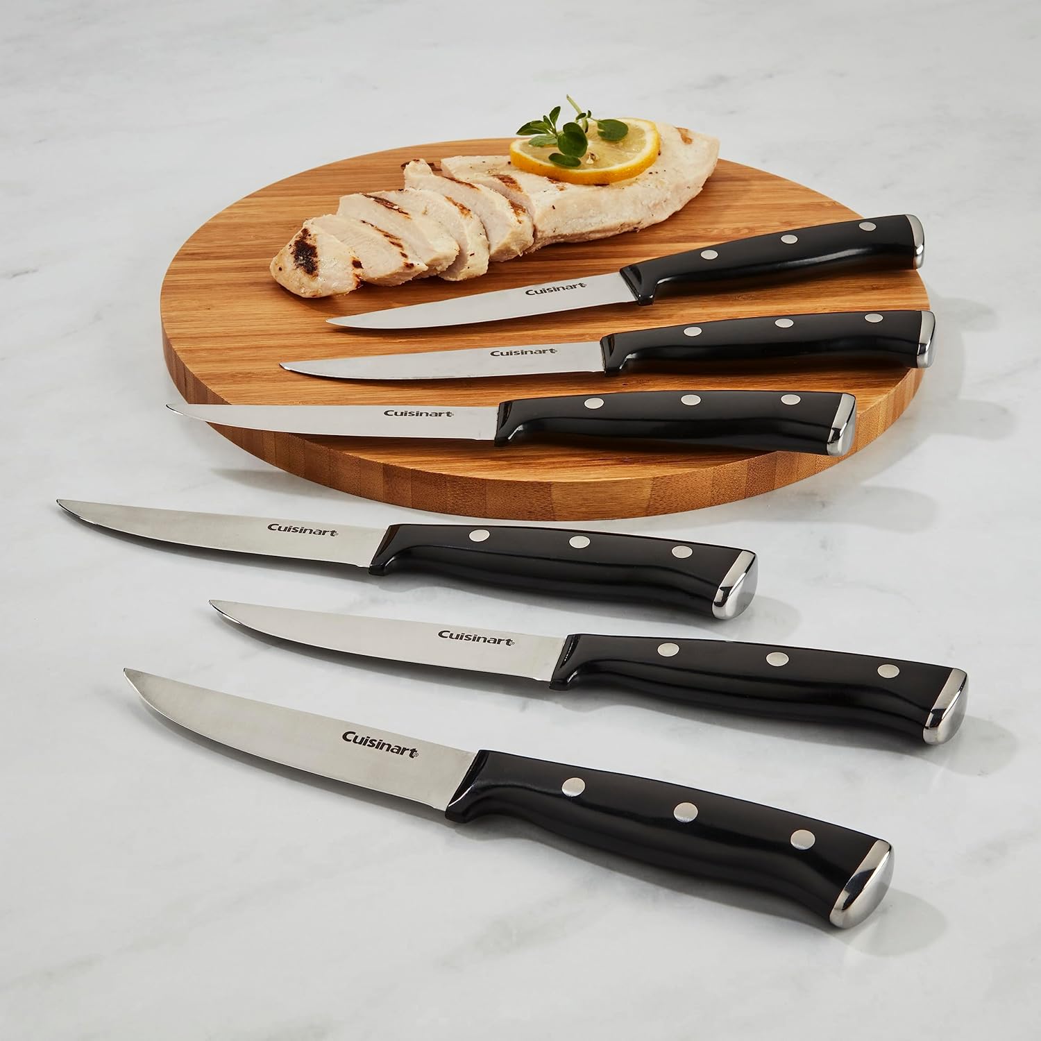 Conjunto de Facas para Carne Cuisinart 6 peças em Aço Inoxidável na Amazon