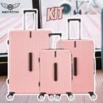 Conjunto de Malas Copenhagen 3 Peças 360° Santino BEV502J rOSA na Amazon