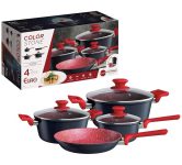 Conjunto de panelas ColorStone – 4 peças na Amazon