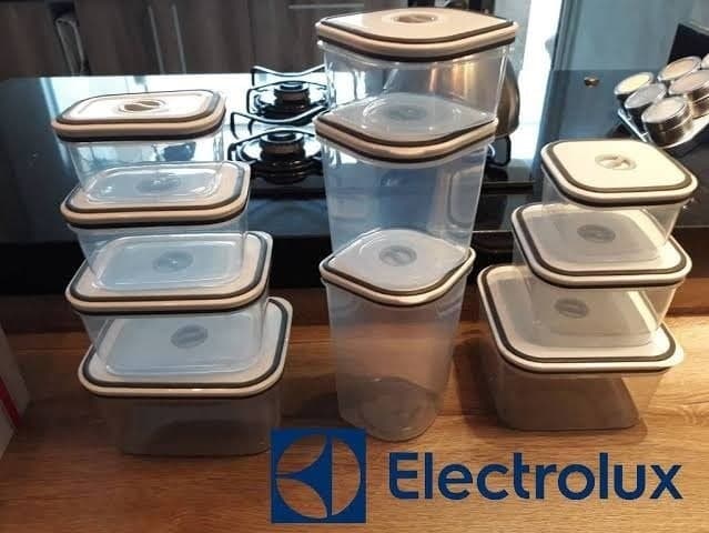 Conjunto de Potes Herméticos 10 Peças – Electrolux na Casas Bahia