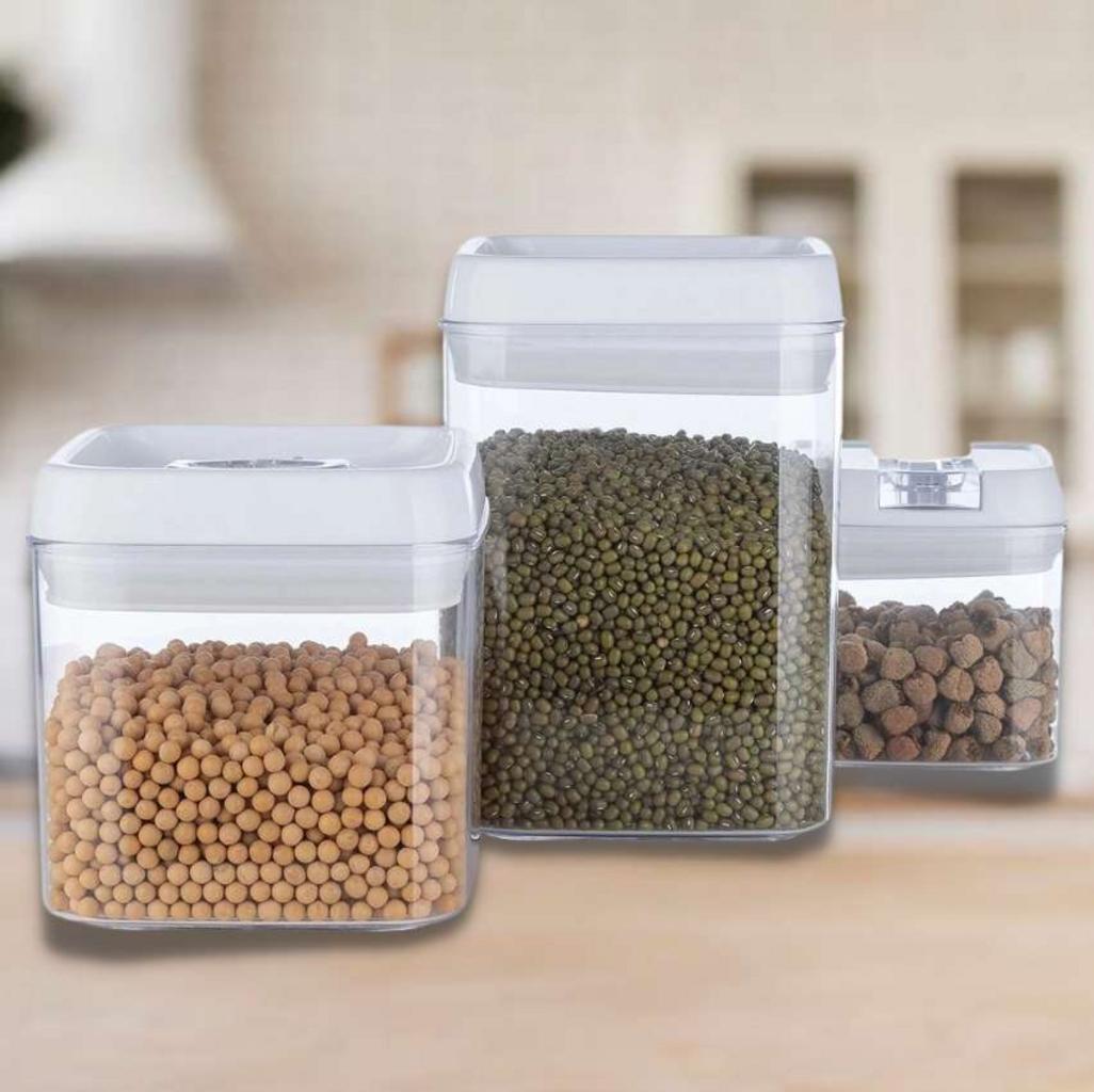 Conjunto de Potes Herméticos 3 Pecas 500 ml / 1000 ml / 1700 ml – Casual Home na Americanas