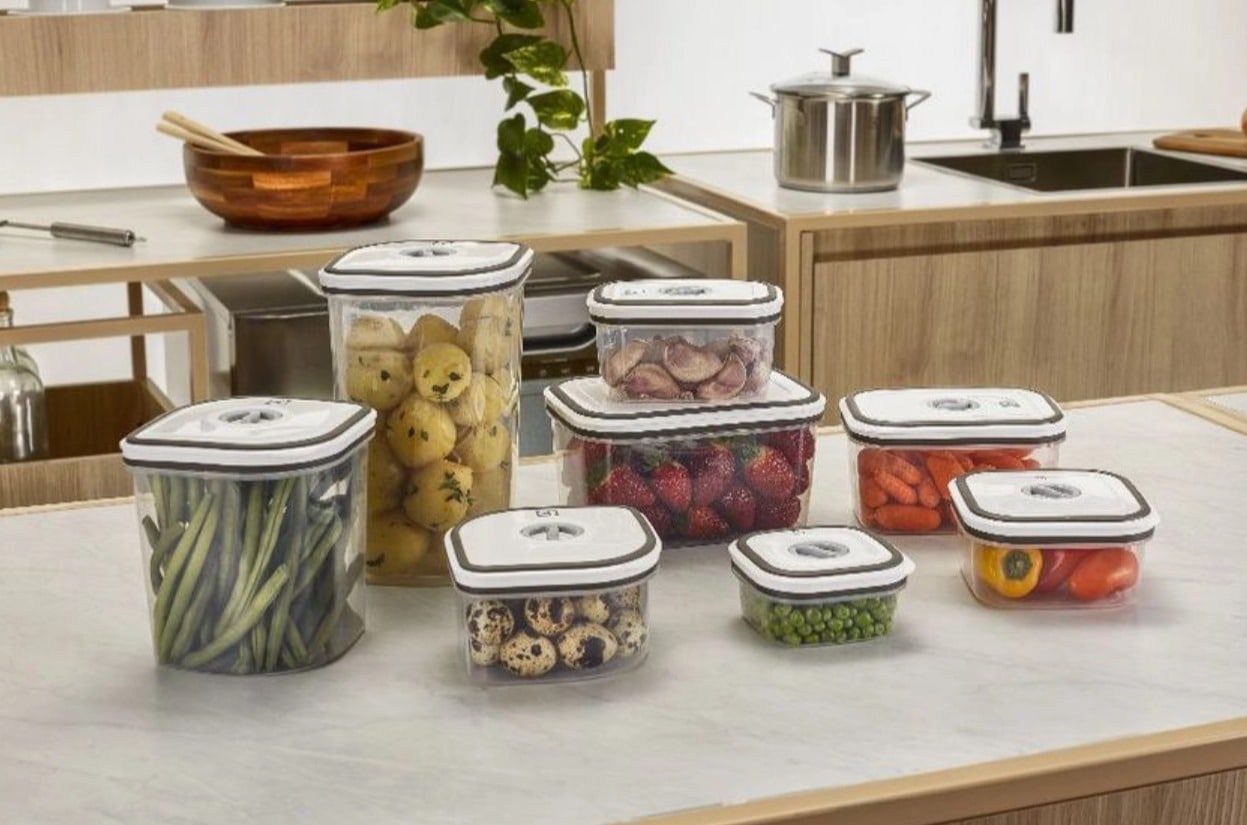 Conjunto de Potes Herméticos de Plástico 8 Unidades – Electrolux na Americanas