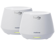 Conjunto de Roteador Sem Fio WI-FI 6 Twibi Force AX Branco Intelbras na Amazon