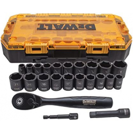 Conjunto de Soquetes de Impacto Dewalt 23 Peças - Dwmt74738 na Amazon