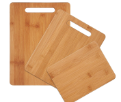 Conjunto de tábua de corte de bambu – 3 tamanhos variados na Amazon