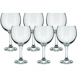 Conjunto de Taças 570ml  Gin Tônica Bohemia Gastro 6 peças - Nadir Figueiredo na Americanas
