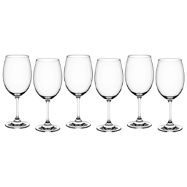Conjunto de Taças para Vinho Tinto Haus Concept Sense 450 ml – 6 Peças na Casas Bahia