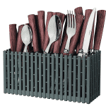 Conjunto de Talheres Varanda Gourmet Wooden 24 Peças, Euro Home na Amazon