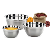 Conjunto de Tigelas 3 Peças Suprema Brinox Aço Inox na Amazon