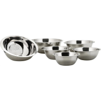 Conjunto De Tigelas 5 Peças Inox + Escorredor De Arroz - La Cuisine na Americanas