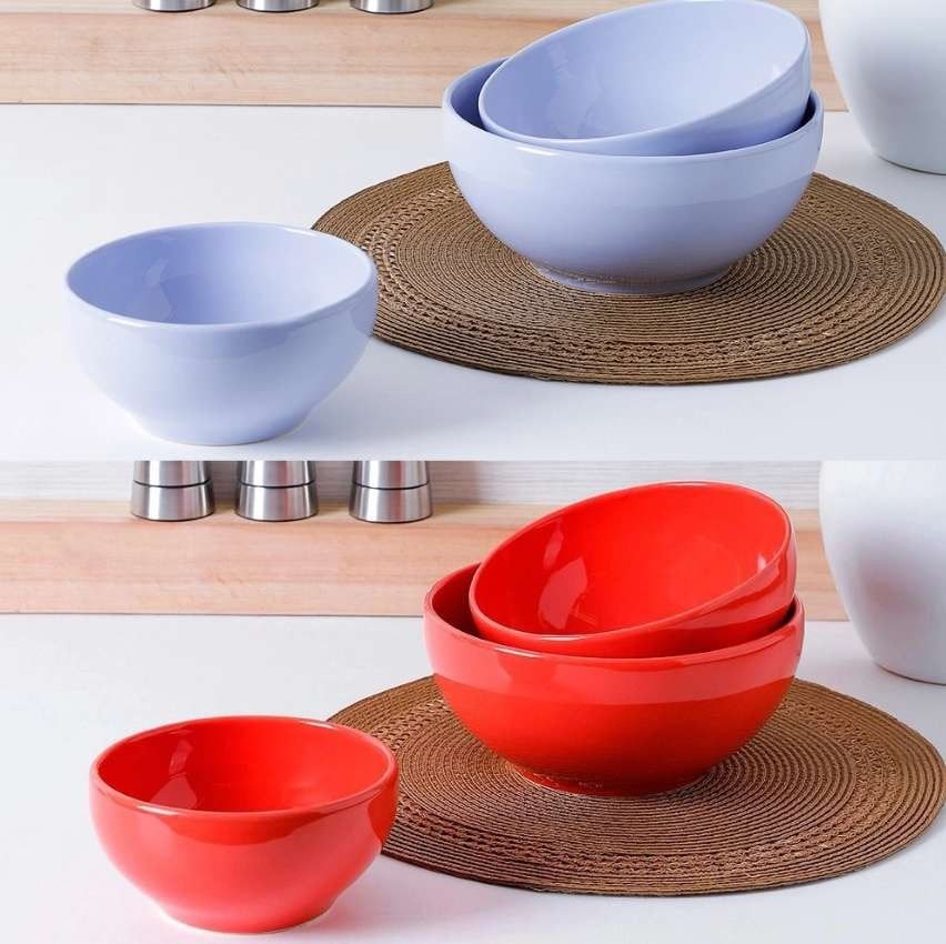 Conjunto de Tigelas Cerâmica 3 Peças Goiaba – La Cuisine na Americanas