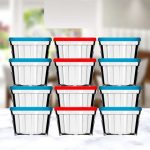 Conjunto de Tigelas com Tampa Copo Americano em Vidro 150 ml – 12 Peças na Ponto