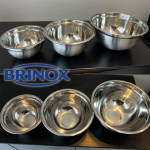 Conjunto de Tigelas Inox 3 Peças Suprema Brinox Aço Inox na Amazon