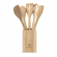 Conjunto De Utensílios De Bambu De 06 Peças - Marketplace na Amazon