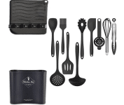 Conjunto de utensílios de cozinha de silicone – 11 peças na Amazon