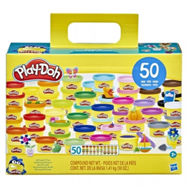 Conjunto Massinha Play-Doh Kit com 50 Potes F1535 - Hasbro na Americanas