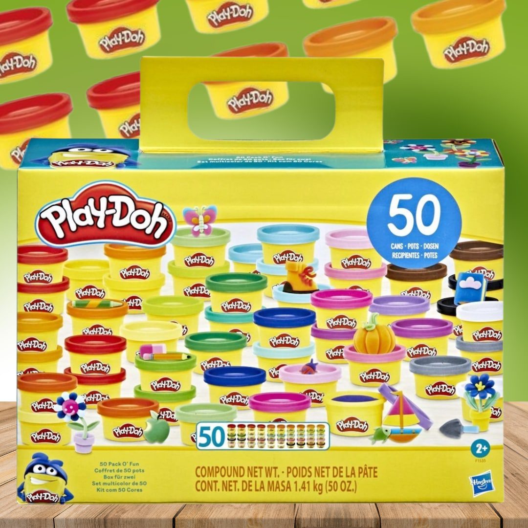 Conjunto Massinha Play-Doh Kit com 50 Potes F1535 – Hasbro na Americanas