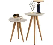 Conjunto Mesa Apoio e Lateral Maju – Off White na Amazon