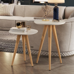 Conjunto Mesa Apoio e Lateral Maju – Off White na Amazon